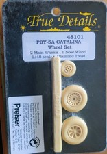 PBY-5A Catalina, Wheel-Set, Resin-Set, True Details, Scale: 1/48, Kit: 48101