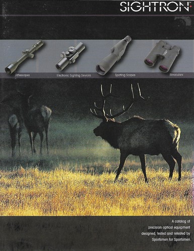 Optics brochure sightron - optics,