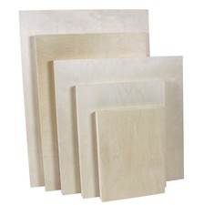 Malgrund aus Holz je 2er-Set