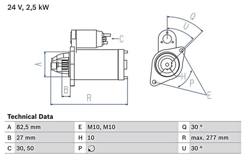 Bosch starter für - bosch,