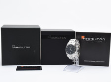 [N NEUWERTIGE Box, Papier] Hamilton Jazzmaster Thinline H385111 schwarz...