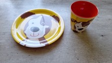 Kinder Teller- und Becher-Set