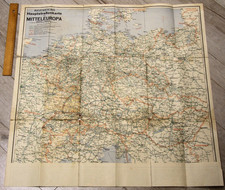 Landkarte Mitteleuropa 1935