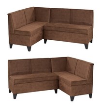 Eckbank Look BRAUN CORD STOFF