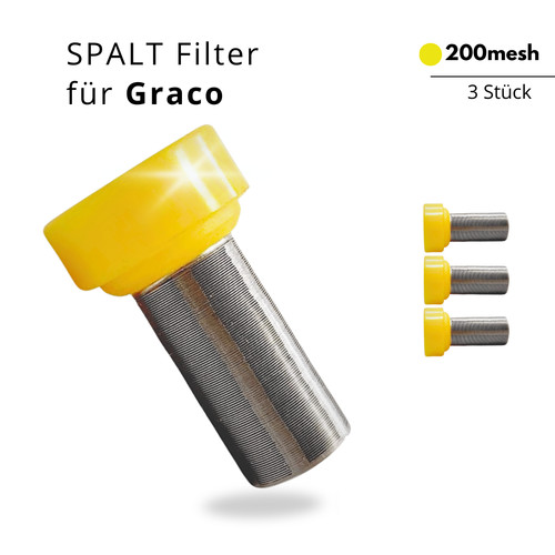 Spaltfilter edelstahl gelb - spaltfilter,