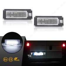 Led license plate lighting for