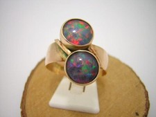 OPAL RING 585/000 ROTGOLD