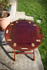 Butler Beistelltisch Mahagoni