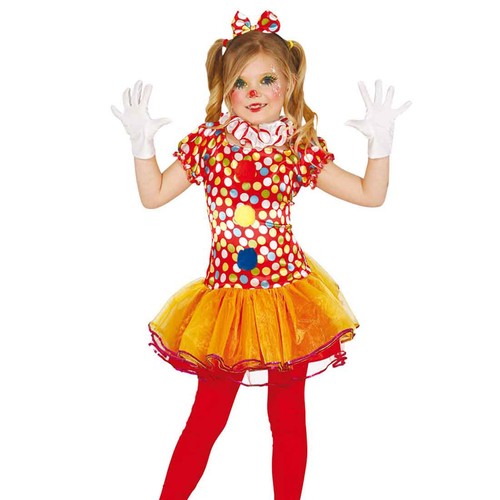 Buntes clown kinderkostüm - buntes,