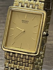 SEIKO 9020-5370 Herren Uhr (25mm) Quarz Vintage Armbanduhr ~ Werk läuft