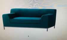 Kramfors Sofabezug, Schonbezug für das Zweiersofa in türkis