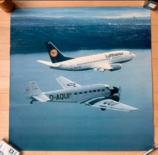 Altes Lufthansa Poster Foto