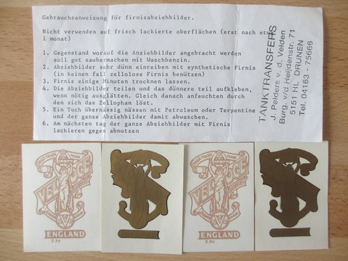 Velocette lenkkopf schutzblech - velocette,
