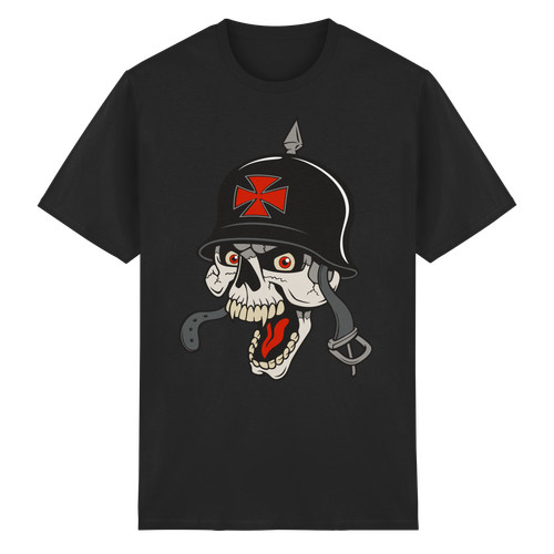 Totenkopf skull mit stahlhelm - totenkopf,