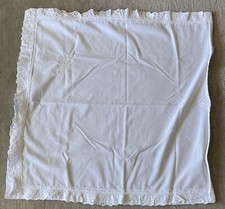 Sehr schöner Kissenbezug Bettwäsche m. Rüschen - 72 x 72 cm - m. Reißverschluss