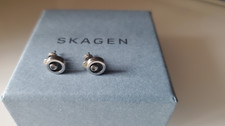SKAGEN Ohrstecker Edelstahl Silber