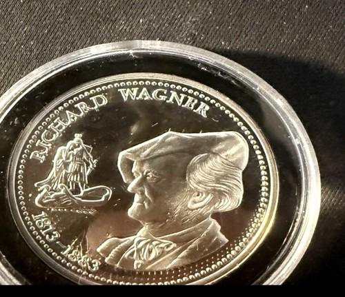 Gedenkmedaille richard wagner - richard,