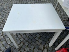IKEA Kindertisch weiß – LÄTT / LACK Beistelltisch – gebraucht mit Patina