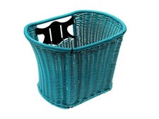 Fahrrad Korb Rattan Look