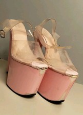 Poledance Hella Heels Gr. 43, rosa - mit 21cm Heel