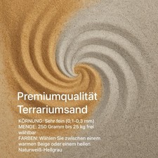 Terrariumsand Bodengrund