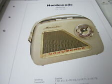 Radio Archiv Schaltplan 1997 Nordmende Mambo, 1958