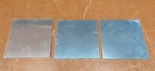 3 Aluplatten 150x150x10 mm feinstgefräst Aluminium