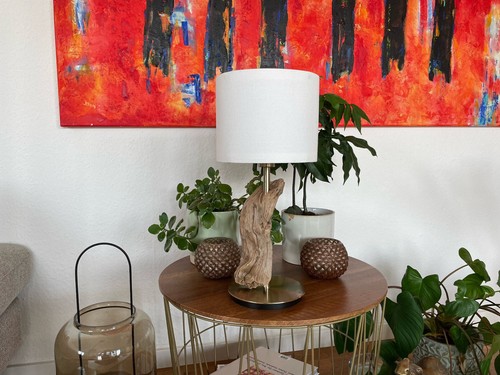 Holz lampe lpc tischlampe - lampe,