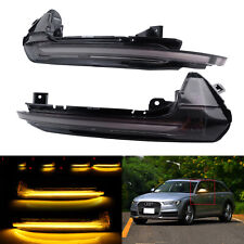 1 Paar LED Blinkleuchte Außenspiegel Smoked weiß für AUDI A6 S6 RS6 4G C7 2012+