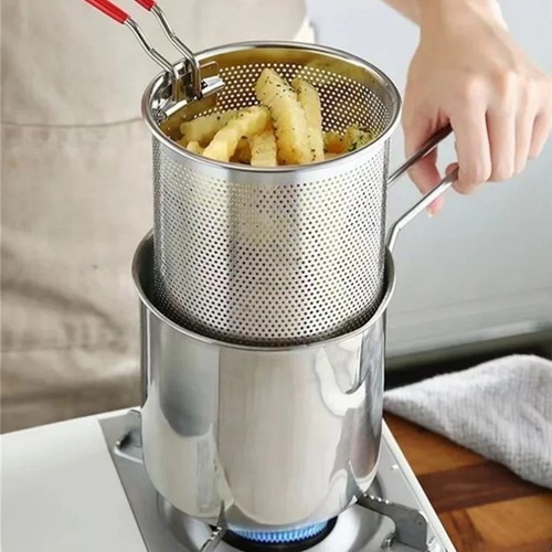 Edelstahl fritteuse mit brat - fritteuse,