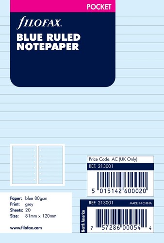 Filofax pocket notizpapier - filofax,