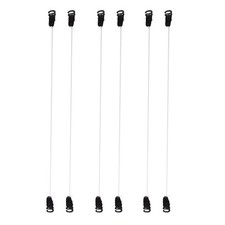 3 Pairs Fisch Linie Draht In