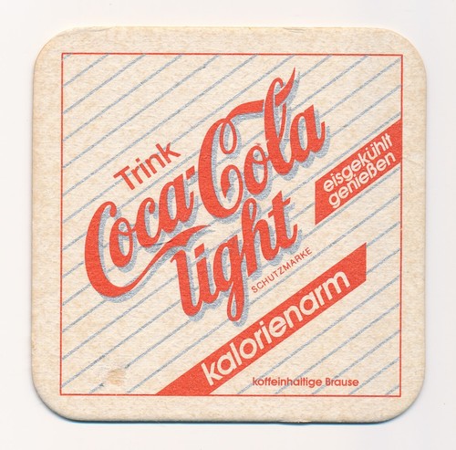 Bierdeckel coca cola light - coca,