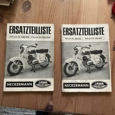 Jawa Neckermann Ersatzteilliste 125ccm/175ccm/250ccm/350ccm