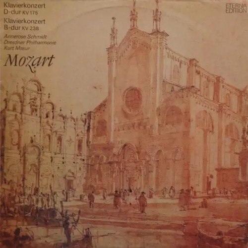 Mozart klavierkonzert dur - lp,