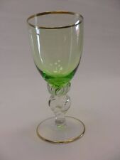 Lyngby Danmark Weinglas vergoldet wine glass verre à vin Sammler Collectibles 