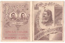 1886 UTICA NY OPERA HOUSE