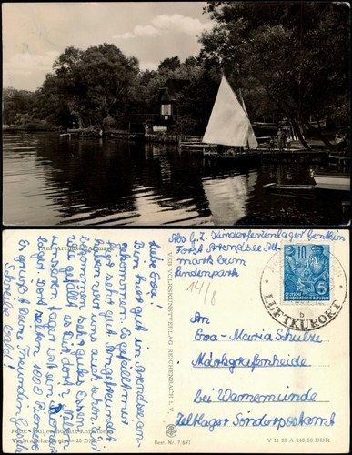 Ansichtskarte arendsee - ansichtskarte,