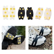 mit rutschfesten Spikes für