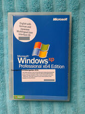 7# Microsoft Windows XP Professional 64 Bit Vollversion MUI - Englisch, Deutsch,