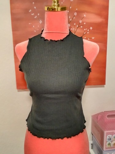 Damen tops schwarz gerippt - damen,