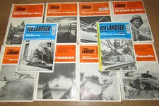 10 Der Landser, 8x Normalband 2x Grossband, Kriegserlebnisse, Romanhefte  bk052