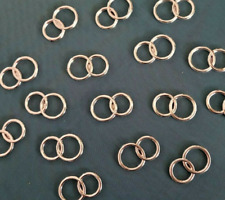110 Ringpaare silberfarben Streudeko Hochzeit Silberhochzeit Eheringe neu