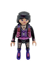 Playmobil Figur Frau im Partyoutfit Weste City Life Feier bunt Hippie  lila