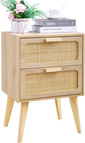Yaukomel rattan nachttisch - yaukomel,