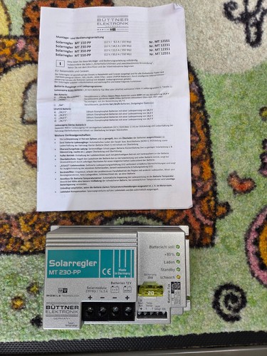 Solarregler mt230 büttner - mt230-pp,