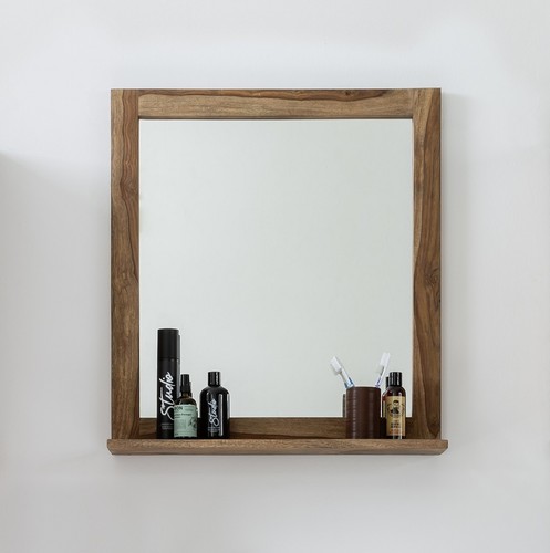 Spiegel mit ablage 68x75cm - spiegel,