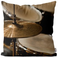 Schlagzeug Drummer Instrument Kissenbezug Schlagzeuger Band Rockstar Konzert cl