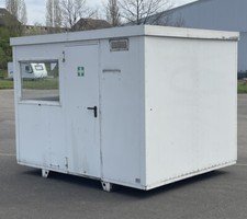 1x Shelter Kabine Container ex Bundeswehr Wohncontainer NATO ALU Kabine Isoliert