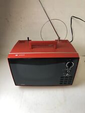 Vintage 1970s Hitachi p-32 Black & White 12" tragbarer Fernseher Transistor TV